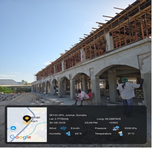 Construction supervision site